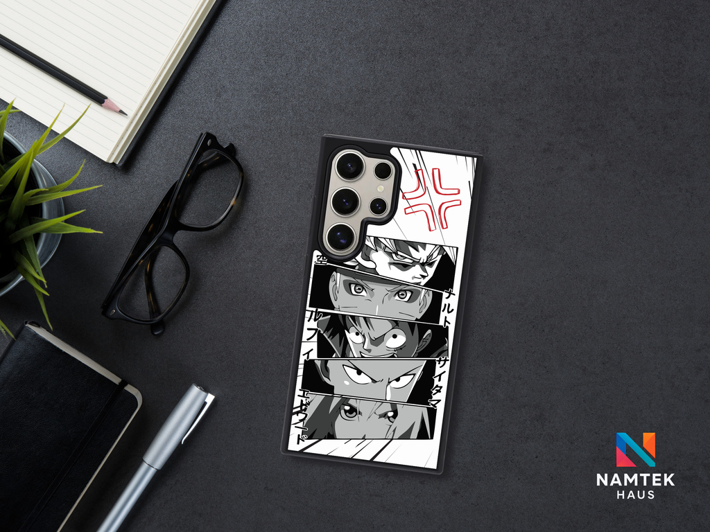 Legendary Anime Heroes Phone Case – Iconic Anime Crossover Design