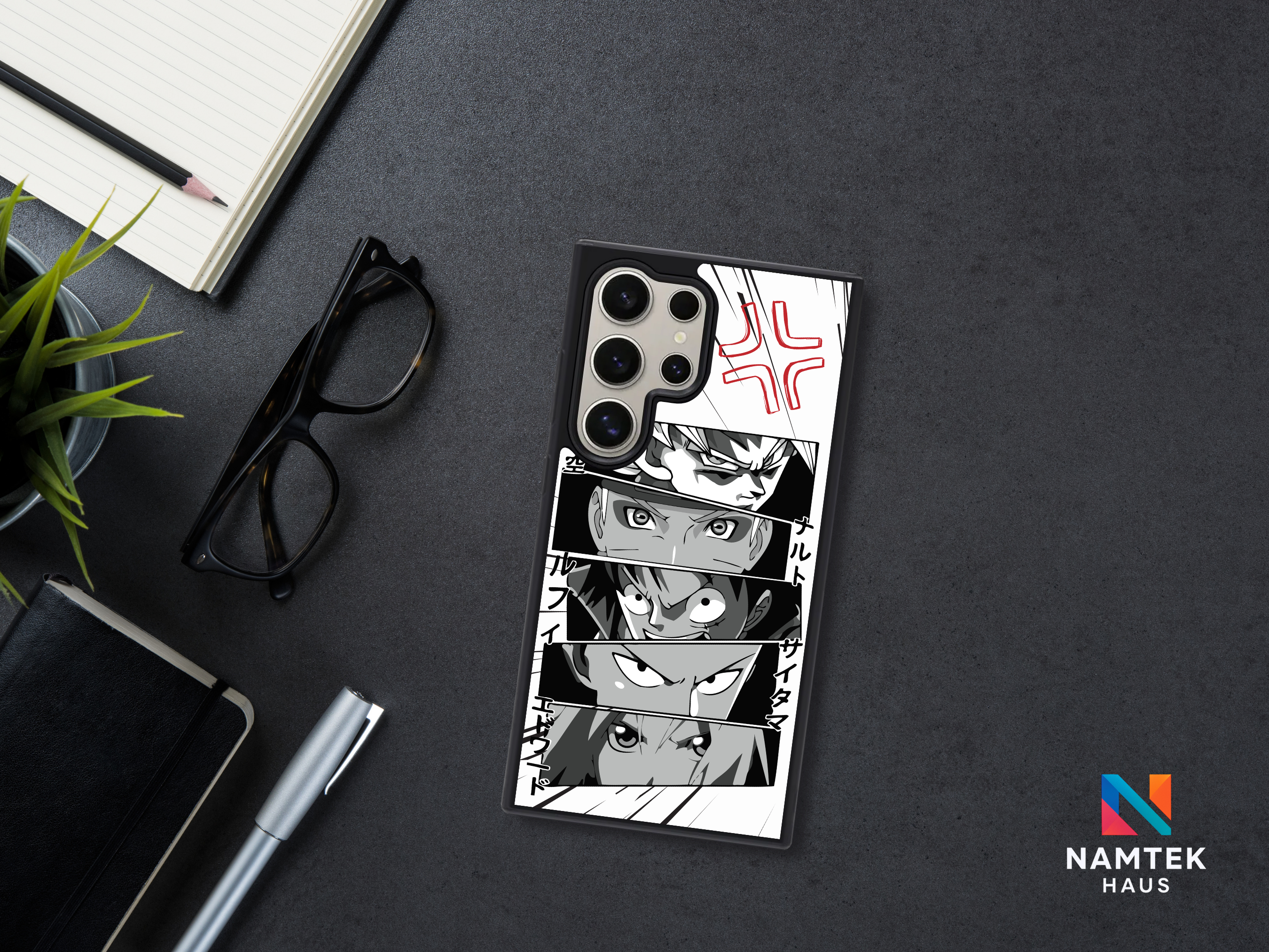 Legendary Anime Heroes Phone Case – Iconic Anime Crossover Design