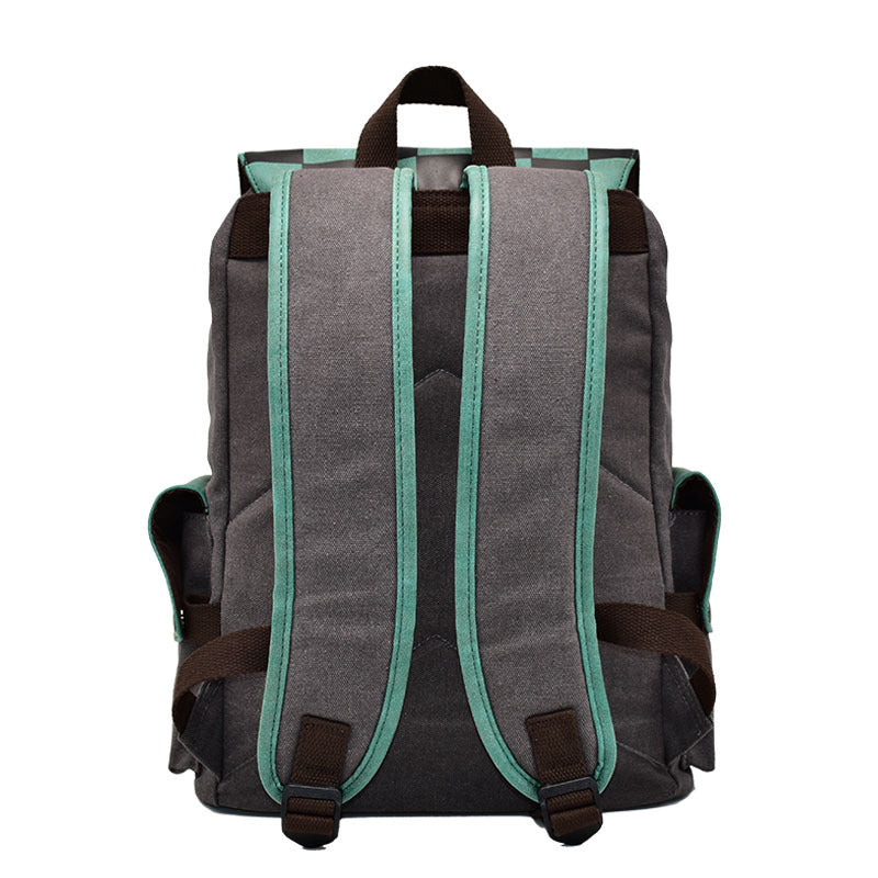 No Anime Beans Canvas Printed Trade Backpacks