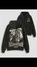 FALLEN ASCENSION – Dark Divine Washed T-Shirt and Hoodie - Streetwear