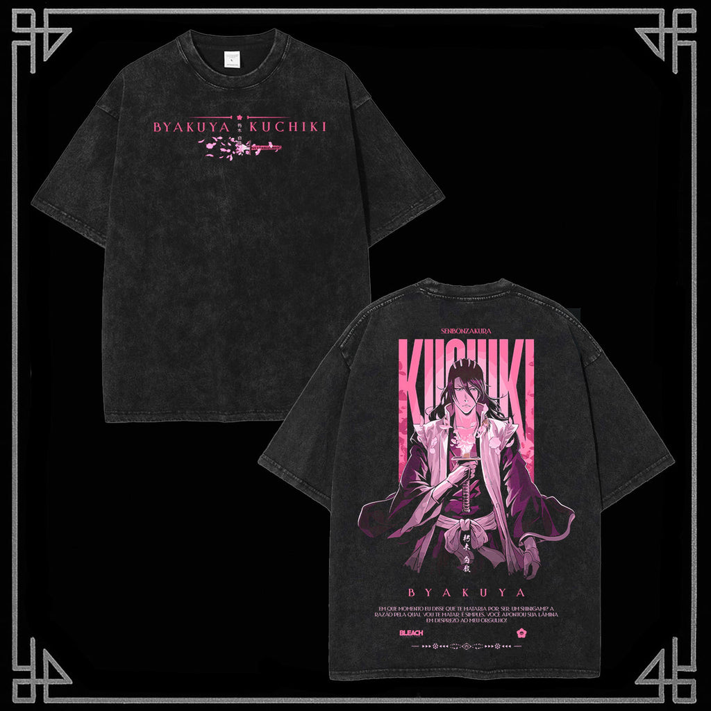 "Kuchiki Byakuya" Wash T-Shirt