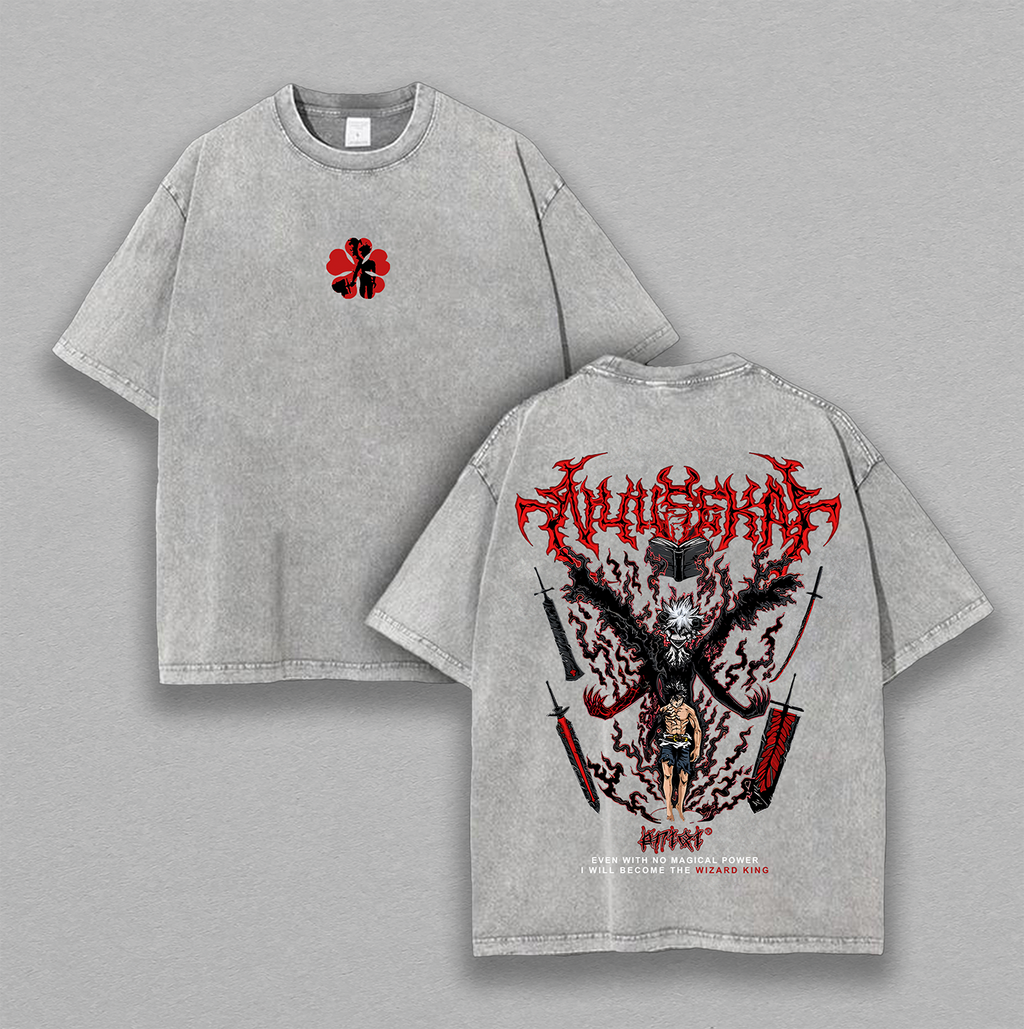 Limited Edition Asta Demon - Black Clover Anime Double Printed