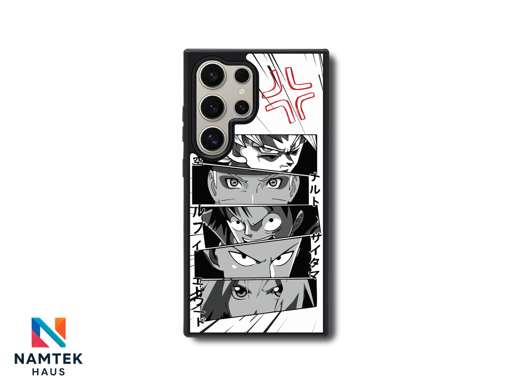 Legendary Anime Heroes Phone Case – Iconic Anime Crossover Design