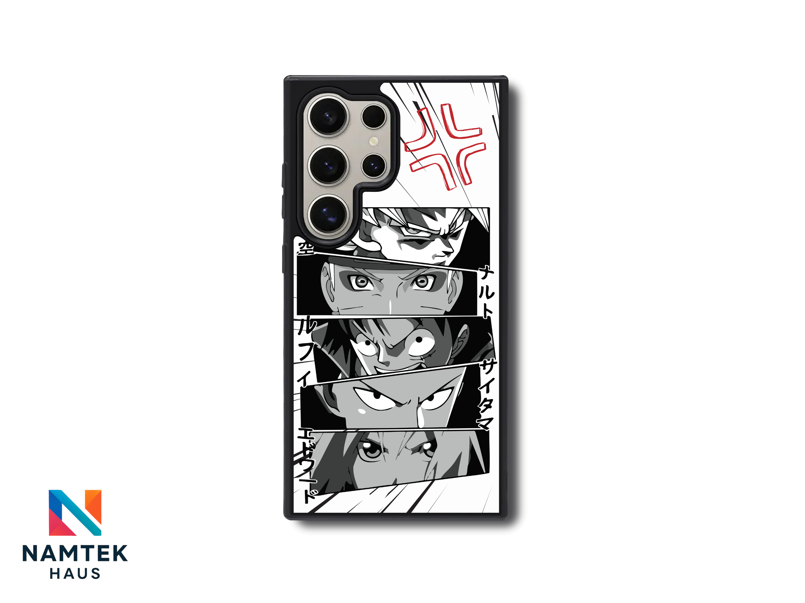 Legendary Anime Heroes Phone Case – Iconic Anime Crossover Design