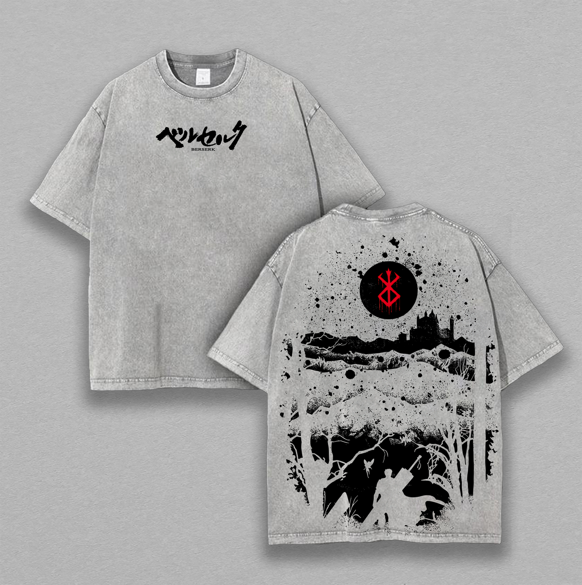 Guts x Berserk Winter Anime Clothing Double Printed