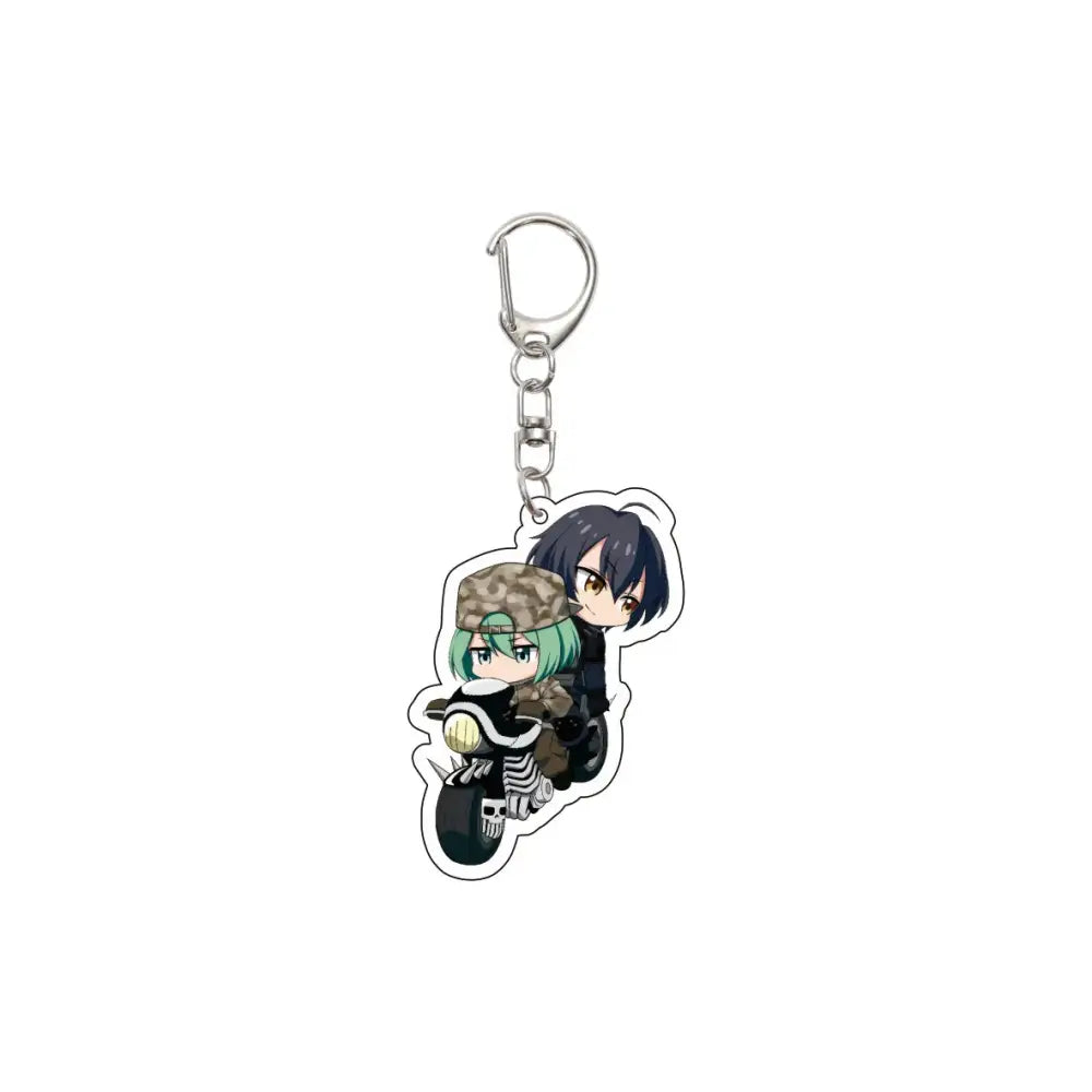 55MM Anime Sword Art Online Keychain Alice Synthesis Kirigaya Kazuto Yuuki Asuna Key Chain Acrylic Model Plate Christmas Gifts