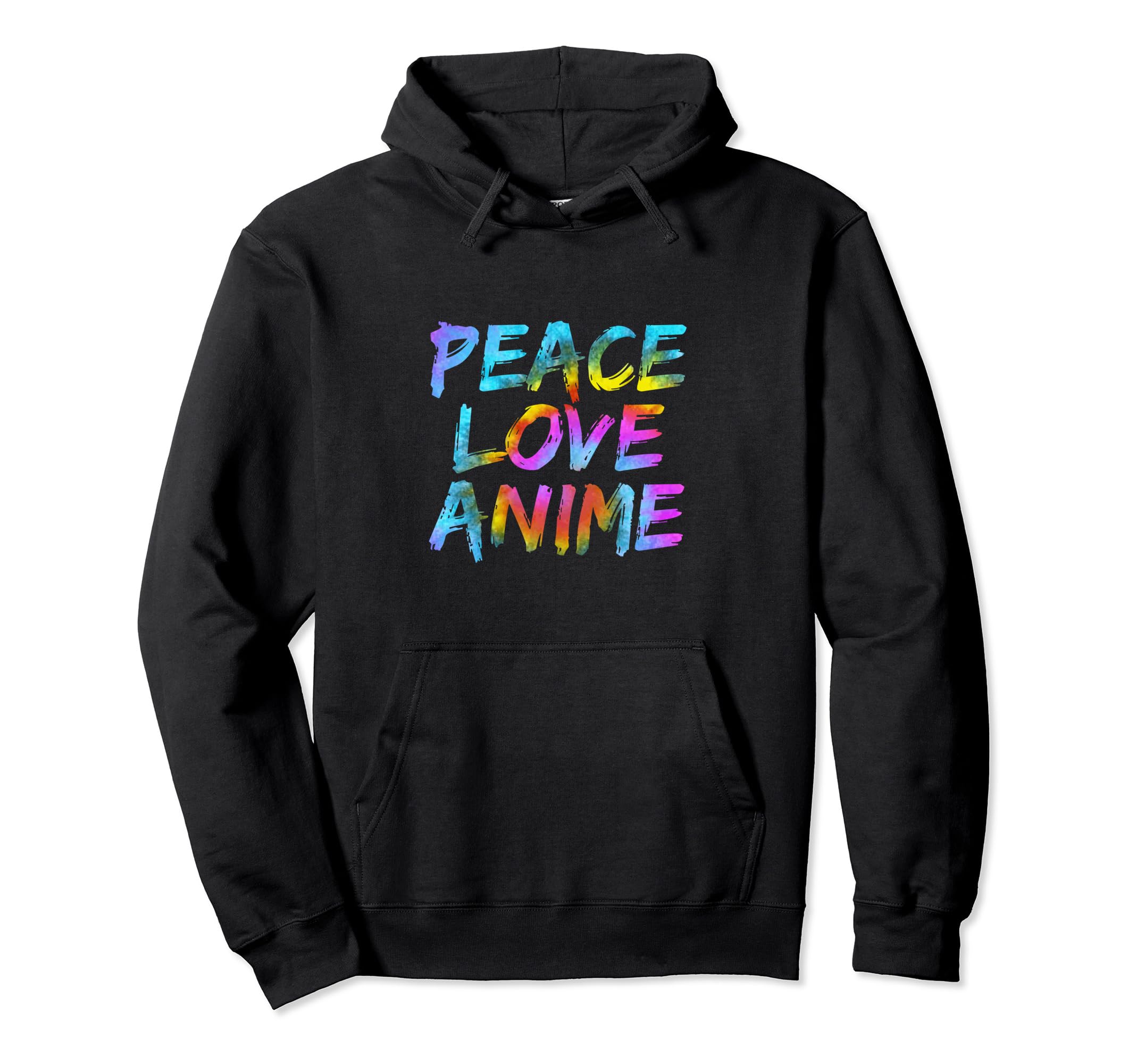 Cartoons Japan Peace Love Anime Hoodie - Streetwear Style for Adults
