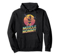Anime Muscle Mommy Weightlifting Hoodie - Casual Everyday Wear Unisex