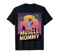 Anime Muscle Mommy Weightlifting Fitness T-Shirt - Minimalist Print Unisex