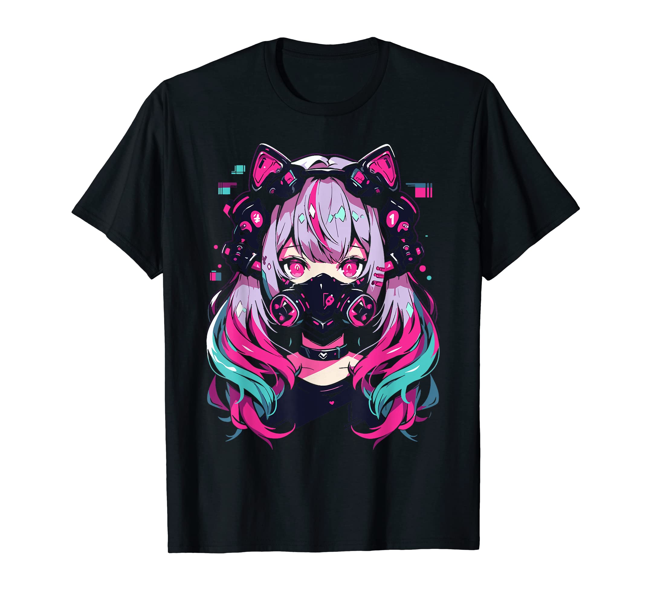 Anime Manga Cyberpunk Japanese Vaporwave T-Shirt - Minimalist Print Unisex