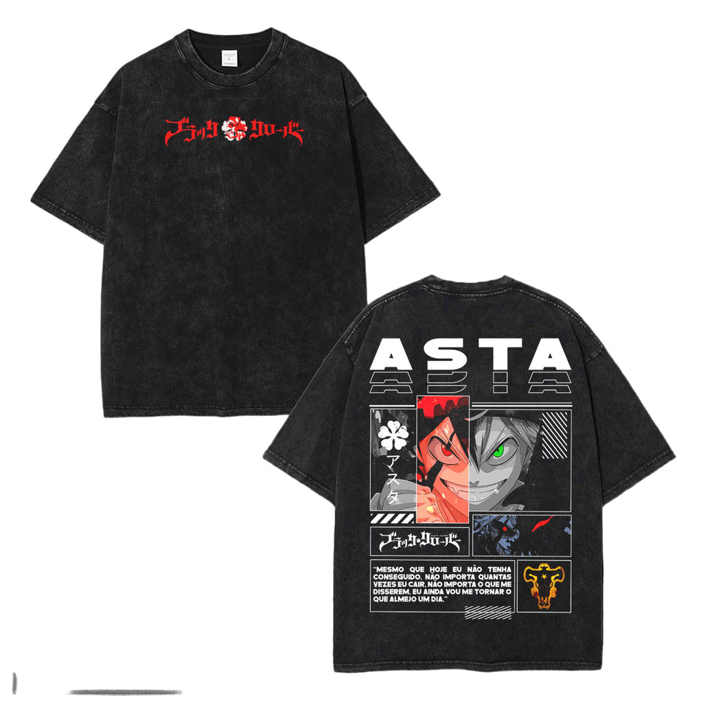 BLACK CLOVER "ASTA" Vintage Anime Tee [MMU]