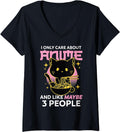 Womens I Only Care About Anime And Hoodie - Casual Everyday Wear Unisex