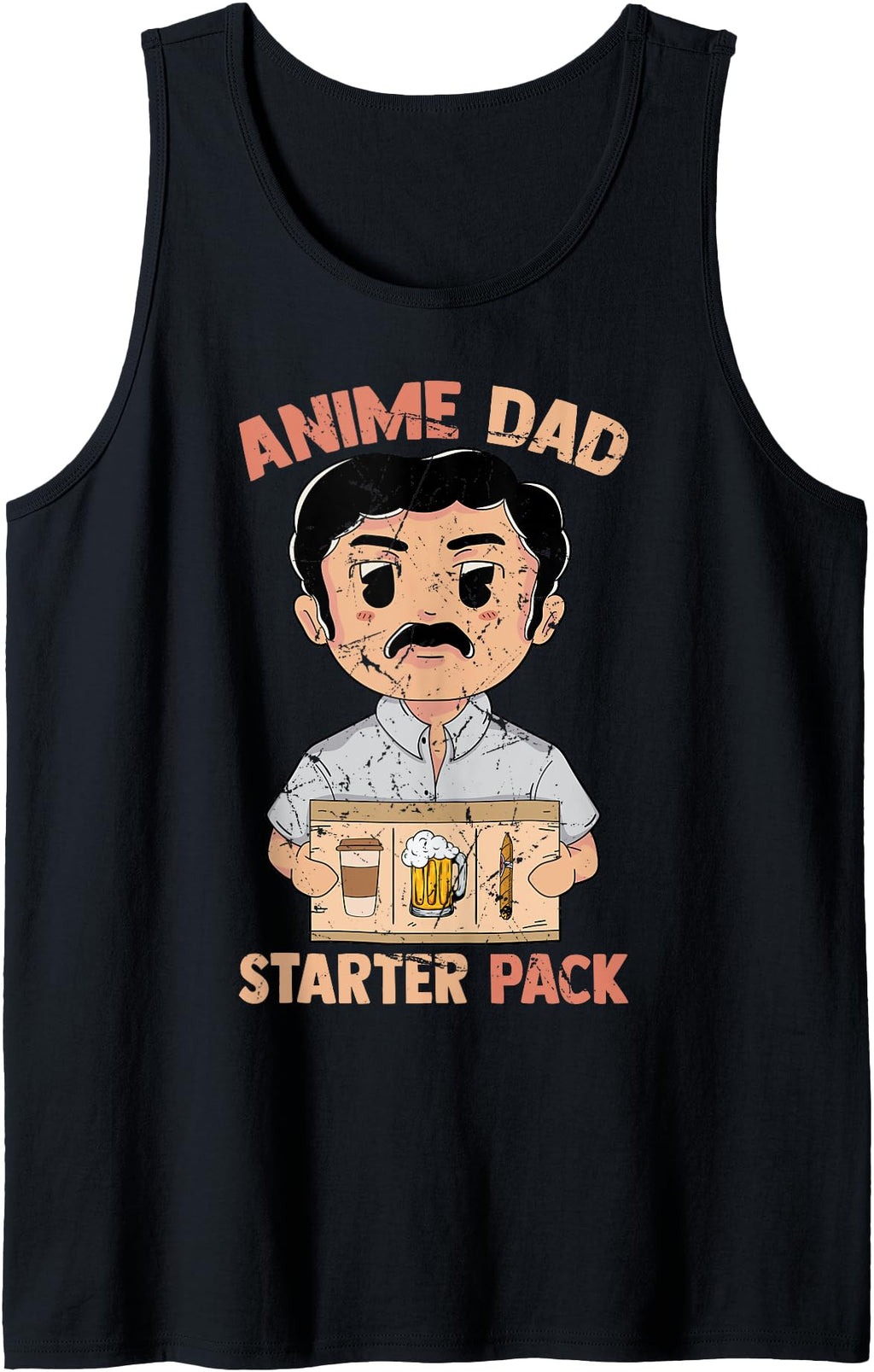 Authentic Anime Dad Starter Pack Sweatshirt - Aesthetic Graphic Unisex