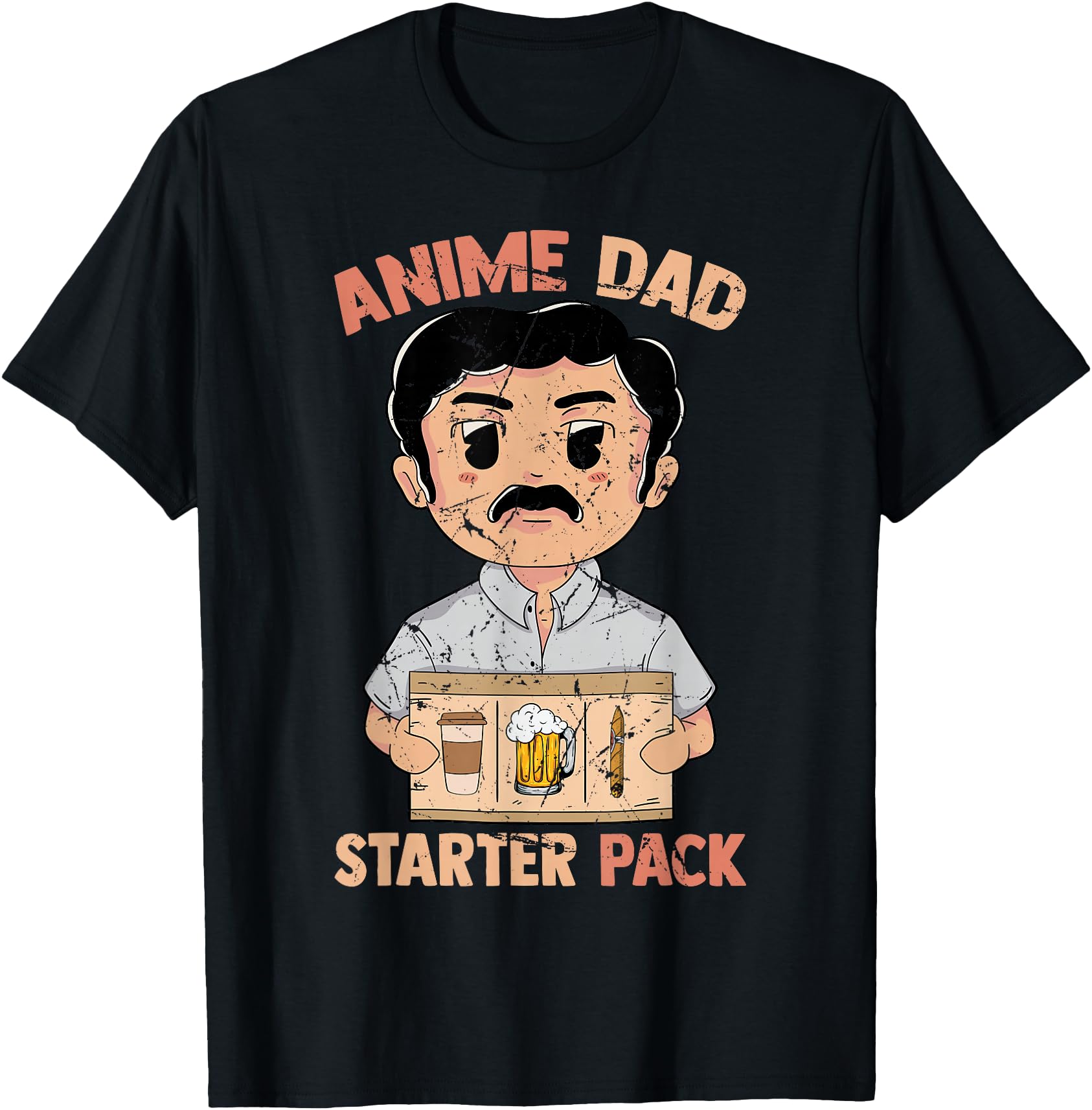 Original Anime Dad Starter Pack Sweatshirt - Streetwear Style Men Women