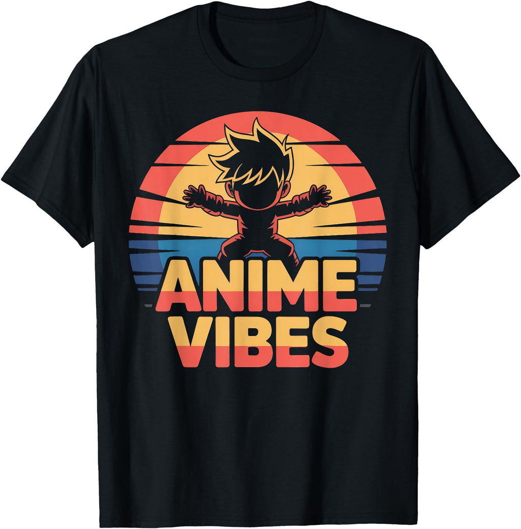 Exclusive Anime Vibes Chibi Pastel T-Shirt - Minimalist Print Unisex