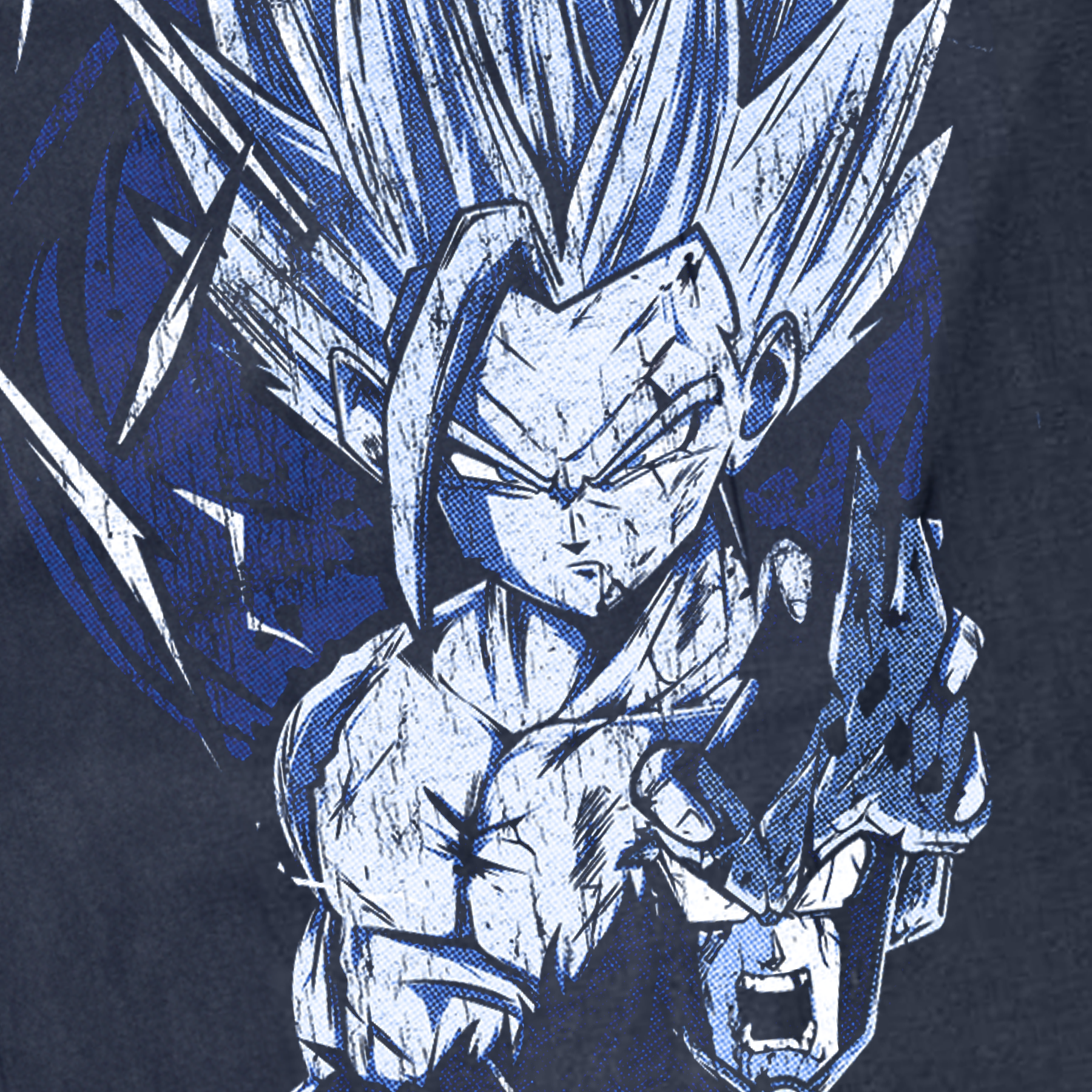 Vintage 00S Dragon Ball-Z 'Gohan Super Sayain 2' Black T-Shirt