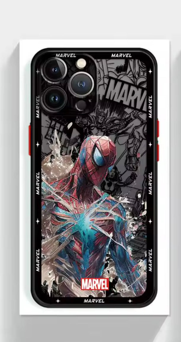 Marvel heroes phone cases for Apple iPhone 11 SE 8 14 12 Pro 15 7 Plus 13 Mini XS Max XR Luxury Matte Back Covers