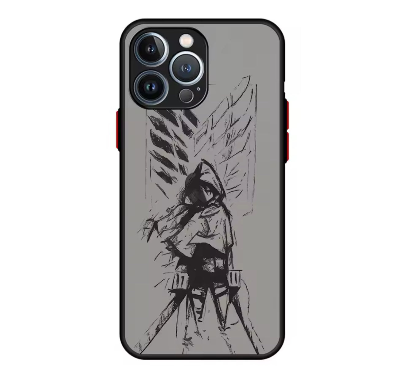 Hot Anime Attack On Titan Phone Case For iPhone 16 15 14 13 12 11 Mini Pro Max X XR XSMax 8 7 6 6S Plus Soft Silicone Back Cover