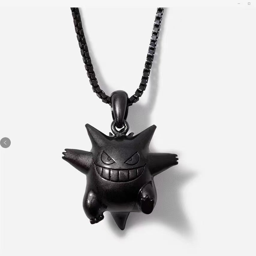 Cartoon Anime Hip Hop Sweater Chain Necklace