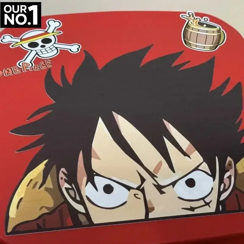 Luffy One Piece Trash Bin Foot Pedal Large Capacity Home