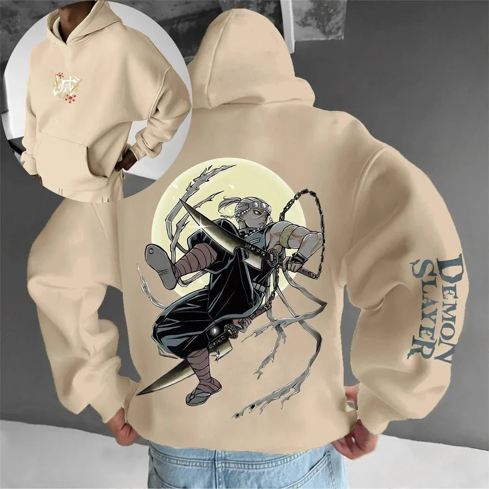 Demon Slayer Tengen Uzui Parent-Child Hoodie | Anime Kids