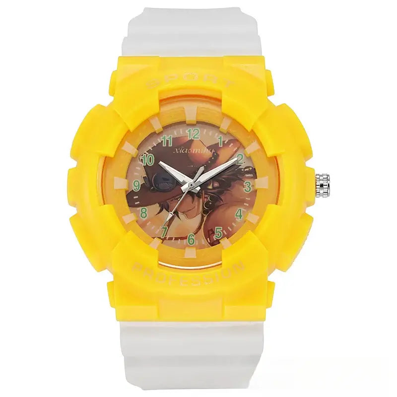 One Piece Electronic Watch: Luffy Waterproof Kids Sport Toy