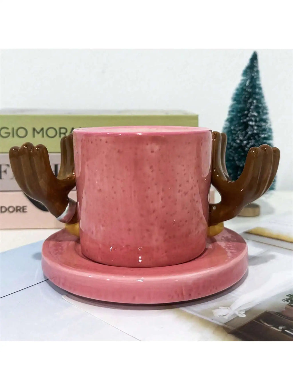 Luffy Ace Sabo Chopper Mug One Piece Ceramic With Saucer