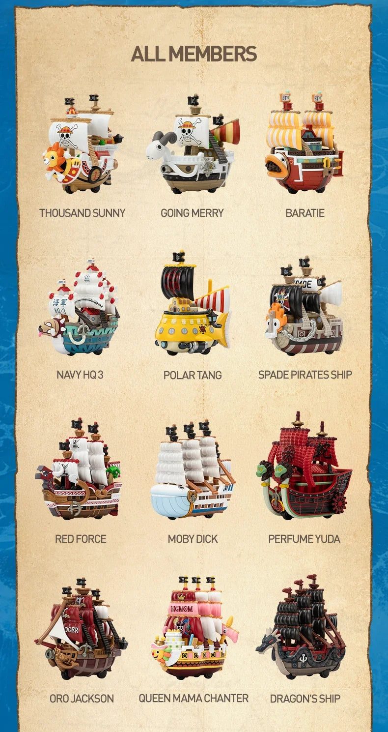 Pop Mart One Piece Vehicles: Grand Line Blind Box Series