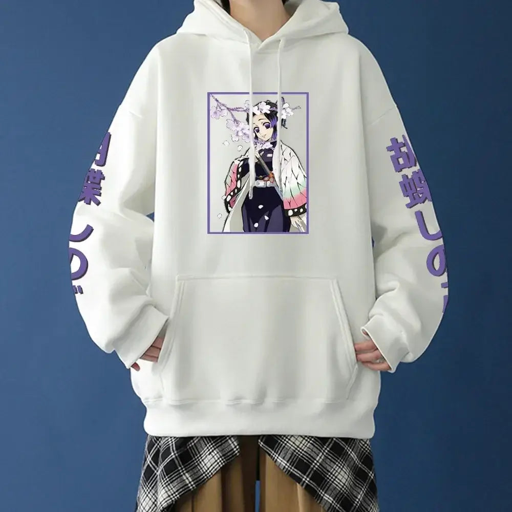Demon Slayer Kamado Nezuko Oversize Anime Hoodie Streetwear