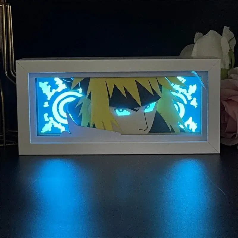 Naruto Uchiha Sasuke 3D Anime LED Light Box | Room Decor