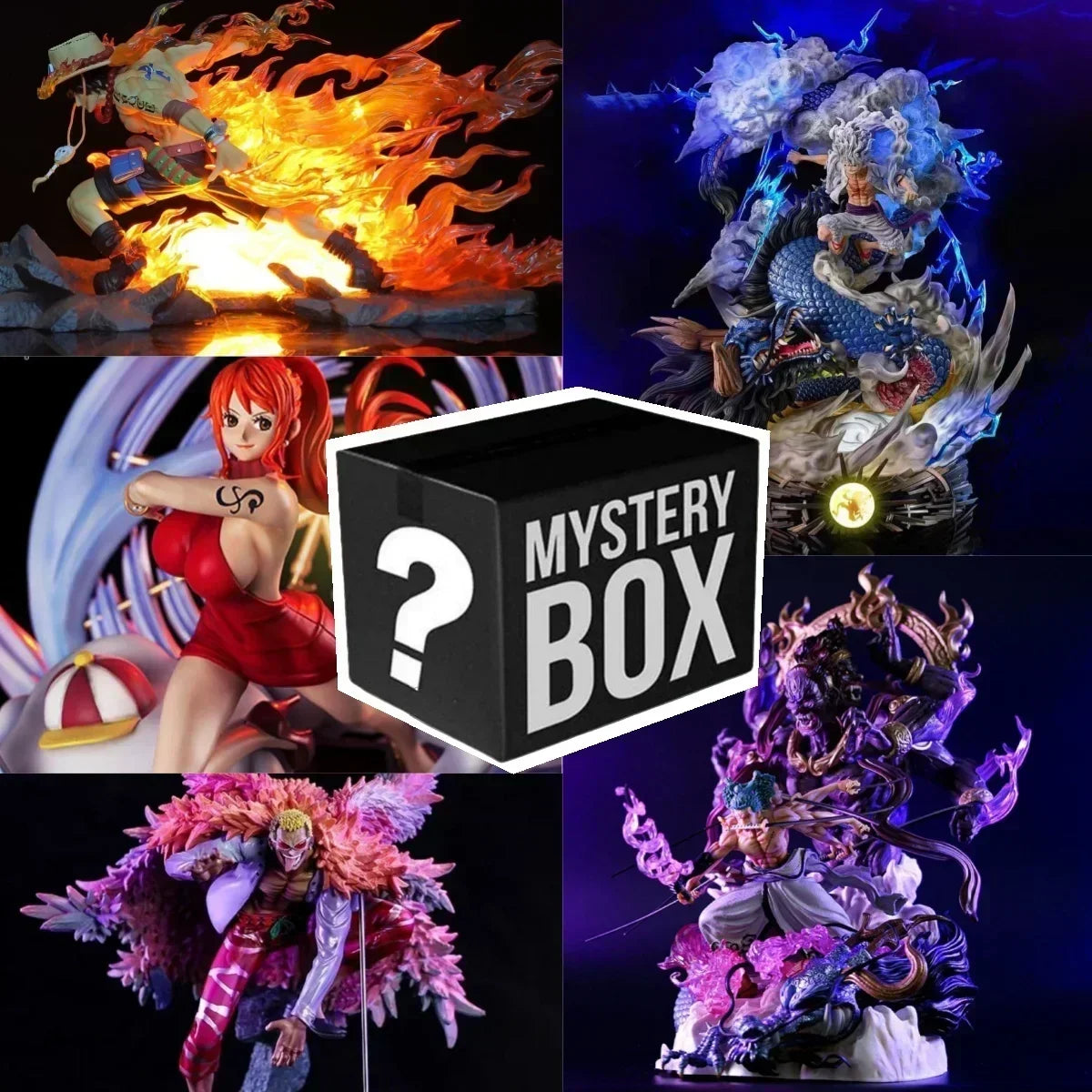One Piece Mystery Box: Gear 5 Luffy & Emperors Figure