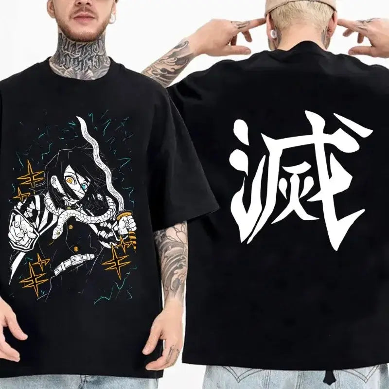 Demon Slayer Summer Parent-Child Cotton Tee | Anime Top