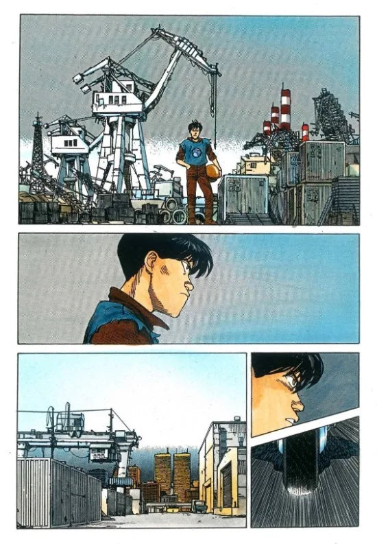 Poster Manga Page Akira 80s Wall Decor Vintage Comic Manga Japanese Animation Wall Decor Akira Comics Book Canvas Painting Gift