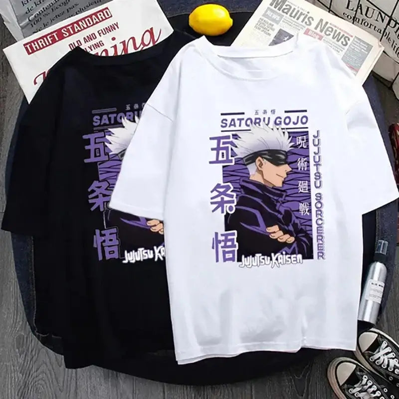 Gojo Satoru T-shirt High Quality Y2k Anime Tee