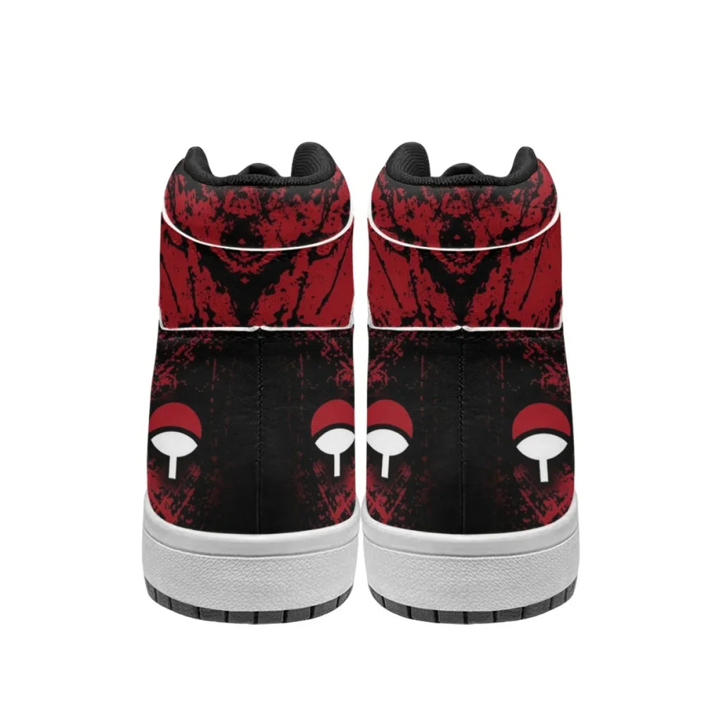 Naruto Anime High Top PU Leather Sneakers | Street Sport