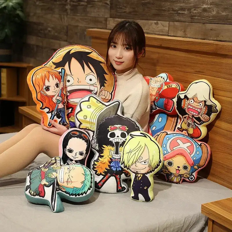 One Piece Kawaii Pillow Doll – Cute Anime Plush Gift