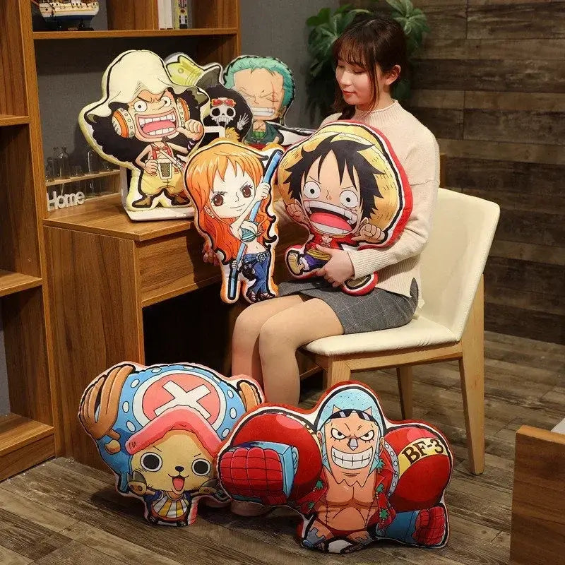 One Piece Kawaii Pillow Doll – Cute Anime Plush Gift