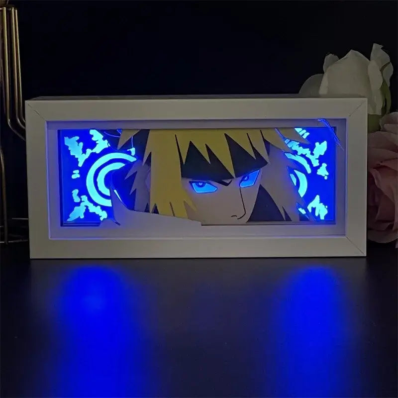 Naruto Uchiha Sasuke 3D Anime LED Light Box | Room Decor