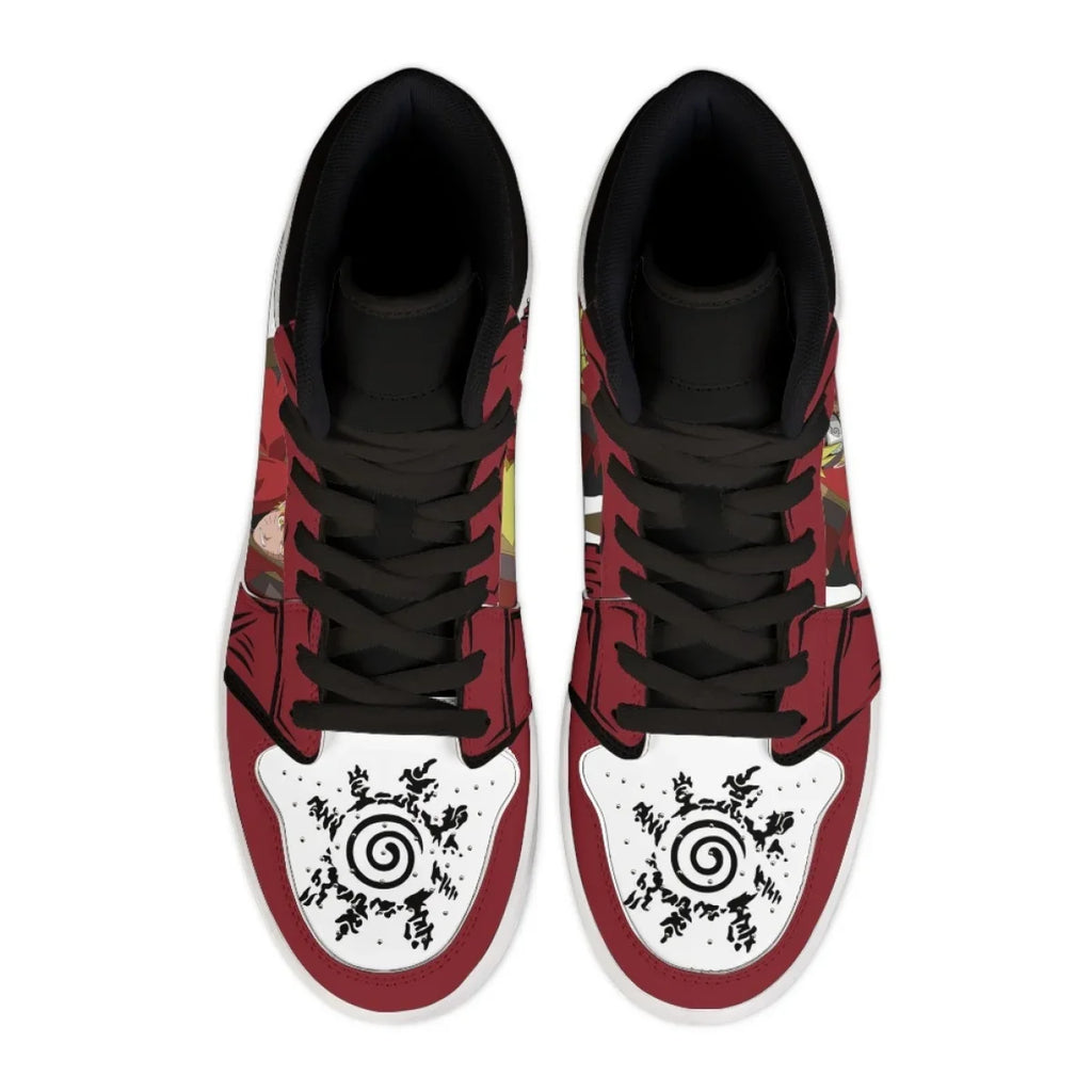 Naruto Anime High Top PU Leather Sneakers | Street Sport