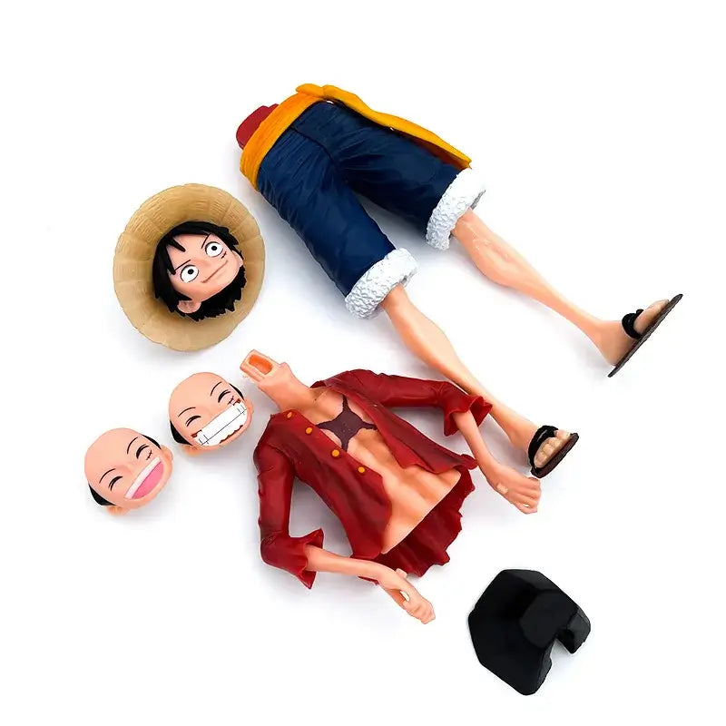 One Piece Luffy Figure: 28cm Face Changing Anime Statue