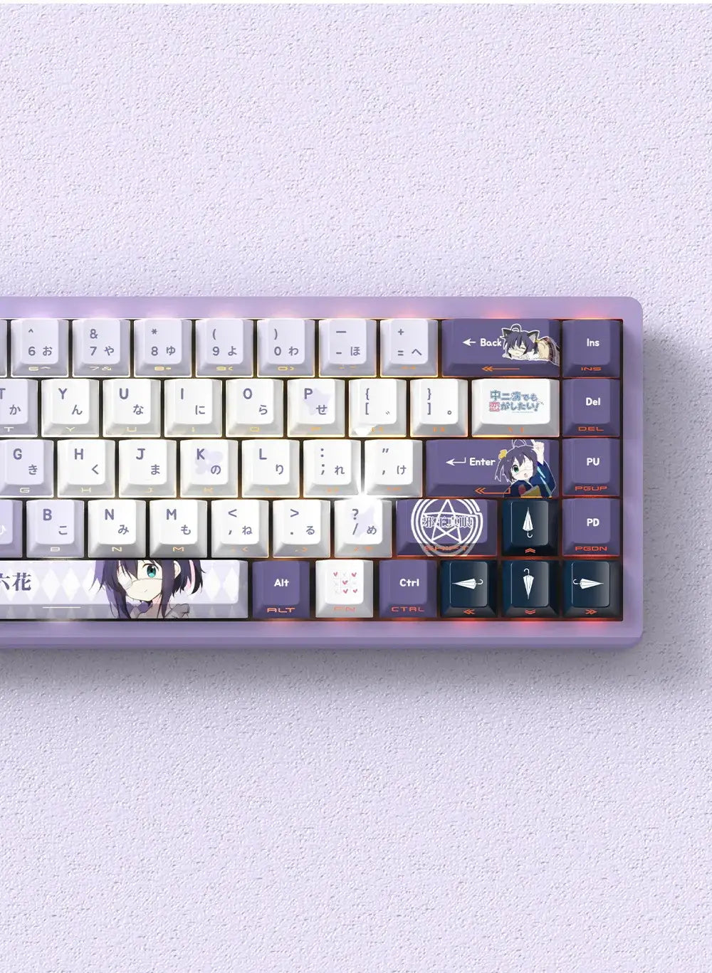 Miyu 129-Key OEM PBT Translucent Keycaps | Custom Mech