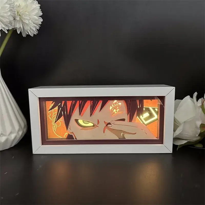 Naruto Uchiha Sasuke 3D Anime LED Light Box | Room Decor