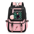 Kamado Tanjirou Backpack: Large Capacity Anime School Bag