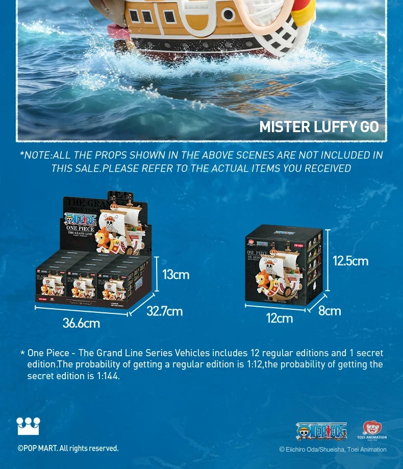 Pop Mart One Piece Vehicles: Grand Line Blind Box Series
