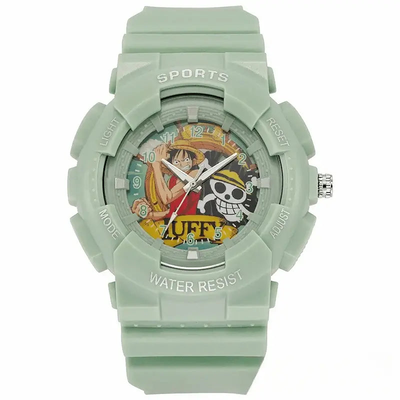 One Piece Electronic Watch: Luffy Waterproof Kids Sport Toy