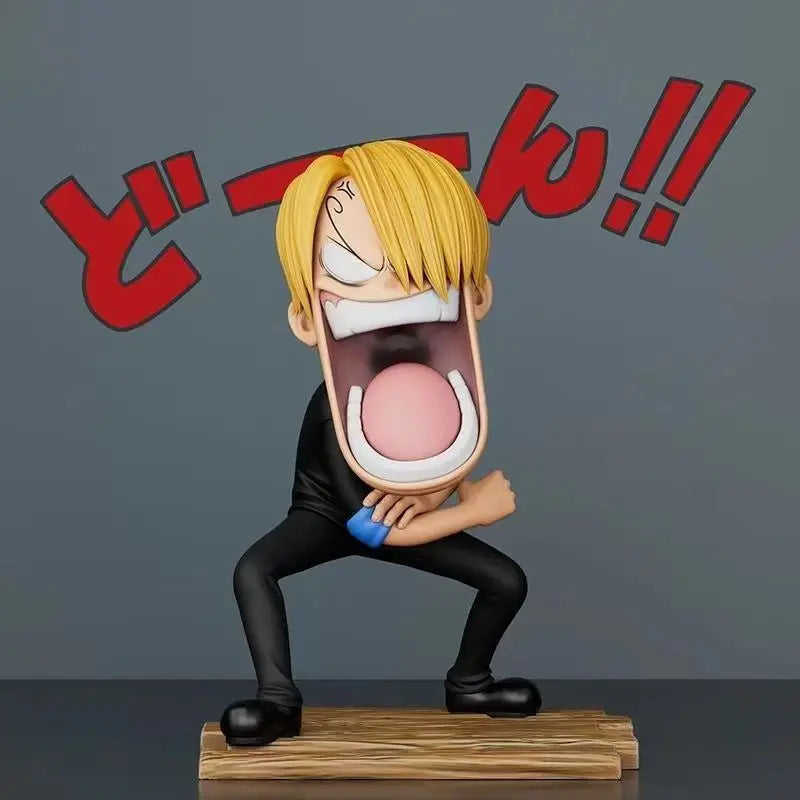One Piece Hungry Trio Luffy Zoro Sanji Figure Set | 15CM