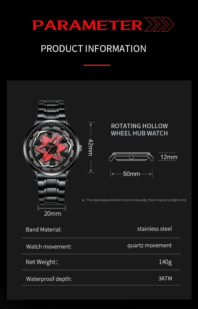 VA VA VOOM Racing Series Watch – Spinning Sports Men’s Quartz