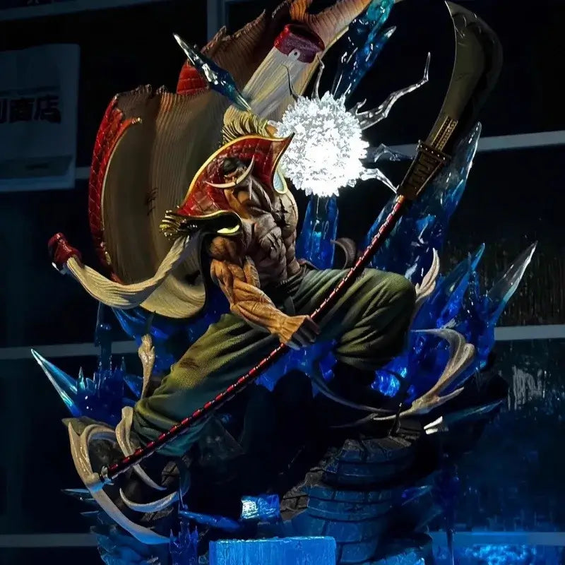 One Piece Whitebeard Naval Battle PVC Figure 38cm Light