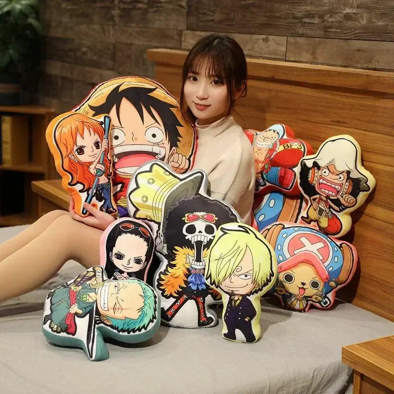 One Piece Kawaii Pillow Doll – Cute Anime Plush Gift