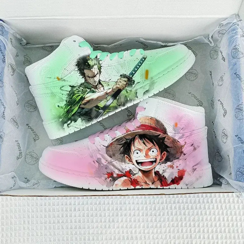 Roronoa Zoro Shoes: One Piece Low-Top Anime Sneakers